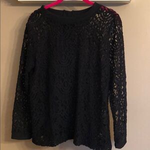 Banana Republic Lace Pullover Sweater